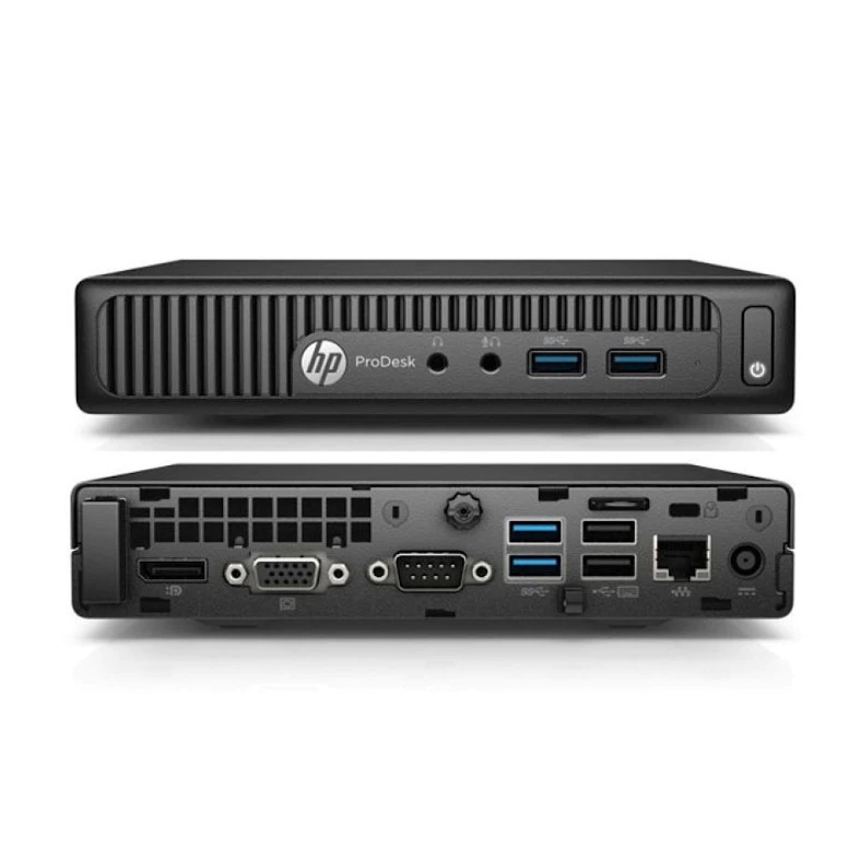 คอมมือสอง Mini PC HP CPU Core i5-6500T 2.50 GHz ฮาร์ดดิสก์ M.2  เชื่อมต่อ WIFI ได้ ลงวินโดว์แท้ พร้อมใช้งาน