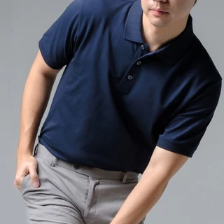 era-won เสื้อโปโล แขนสั้น ทรงสลิม Polo Shirt สี Navy