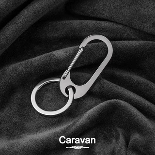 Caravan Crew Keychain keyring พวงกุญแจ Snap Clip ที่คล้องกุญแจ