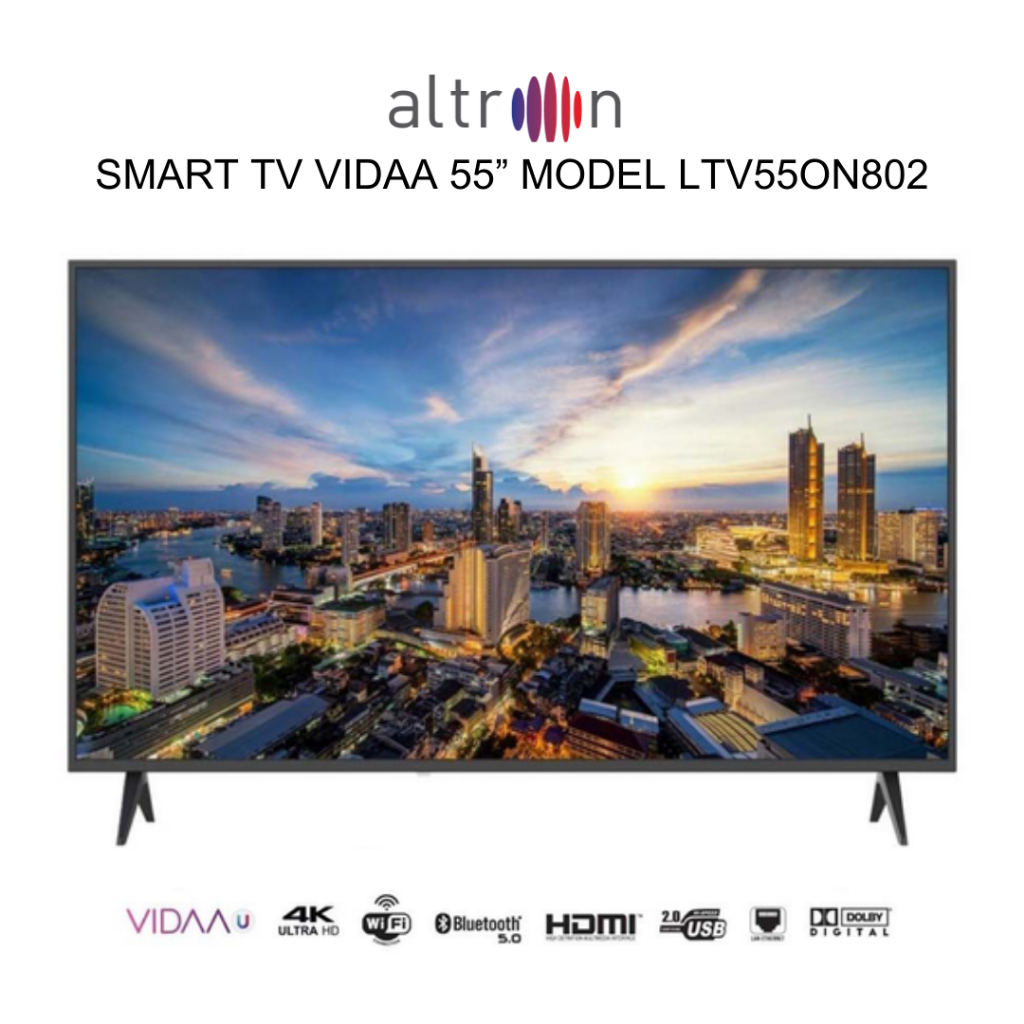 ALTRON SMART TV VIDAA 55 นิ้ว รุ่น LTV55ON802