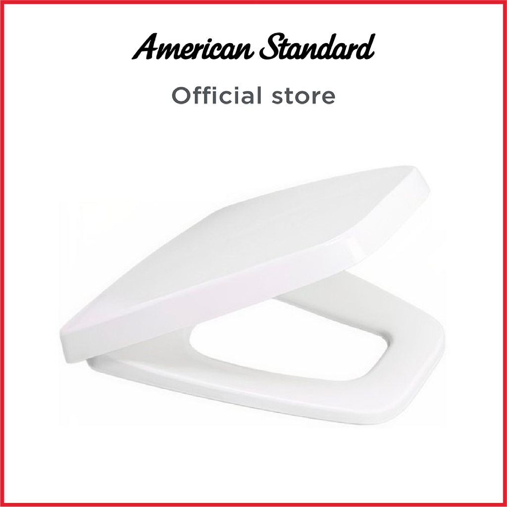 American Standard ฝารองนั่งรุ่น PLAZA/ IDS CLEAR  SLOW CLOSE 53000NS-WT สีขาว
