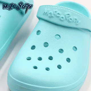 Marco Pony รองเท้าแตะผู้หญิง รองเท้า หัว โต หญิง รุ่นเบา นุ่ม สบายเท้า 3cmพื้นหนา MH9015W