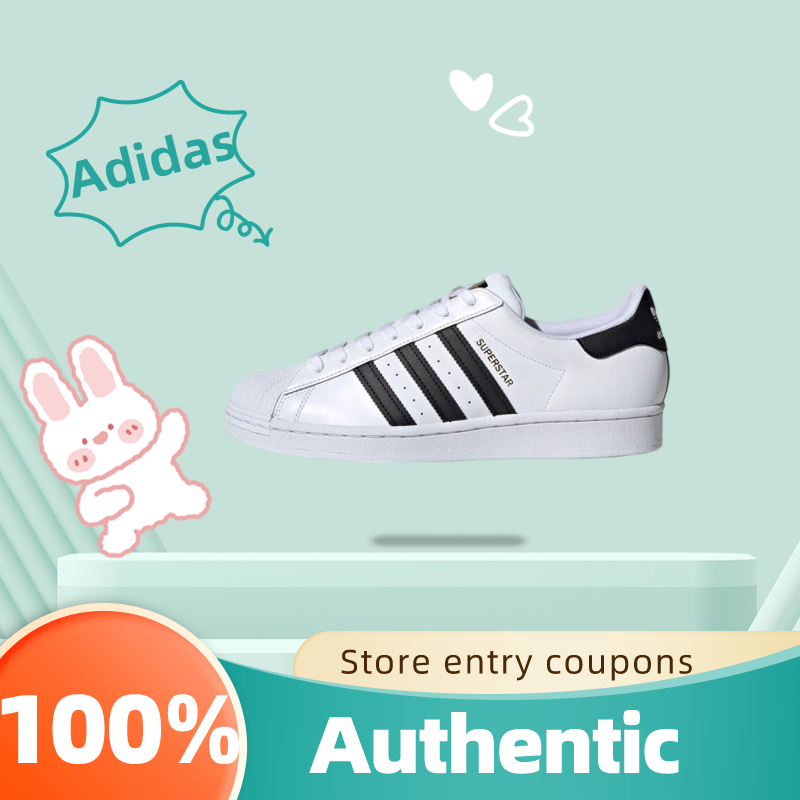 adidas ไลฟ์สไตล์ รองเท้า Superstar Unisex สีขาว EG4958