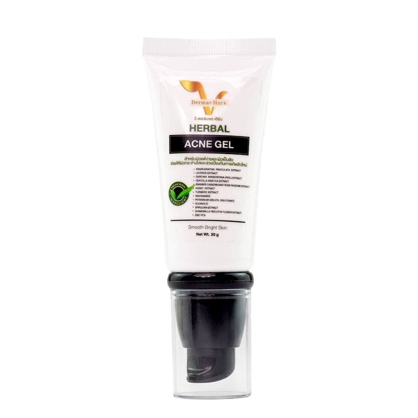 VDermalHerb Herbal acne gel ผลิตภัณฑ์บำรุงผิวหน้า รูปที่ 4