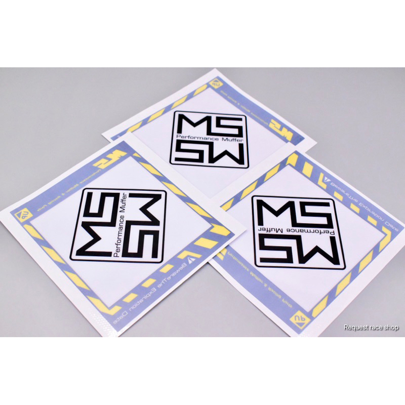 MSเม้งซัง แผ่นติด พรบ แบบสูญญากาศ