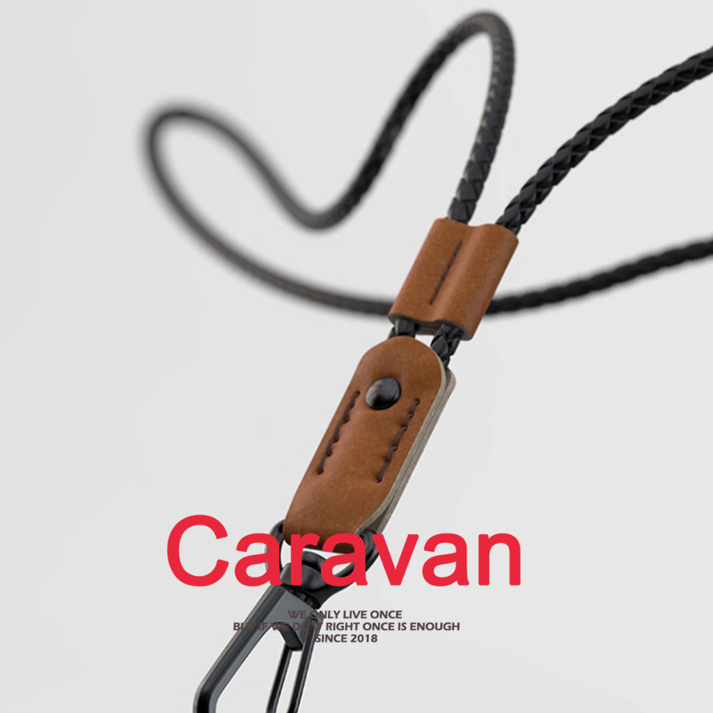 Caravan Crew Phone lanyard สายคล้องมือถือ สายคล้องคอ วัสดุหนัง