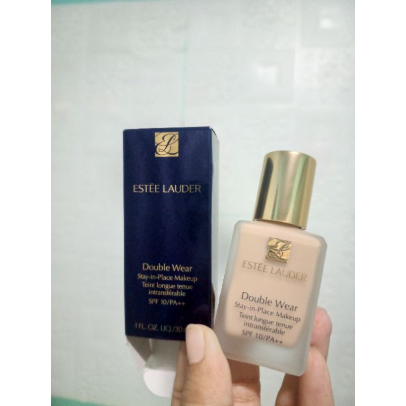 Estee Lauder  Double wear  SPF 10 PA+++ (30ml)สี 1w2(Sand)รองพื้นผสมกันแดดเอสเตัสำหรับผิวขาวหลือง
