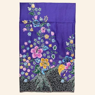 ผ้าถุง ปาเต๊ะ บาติก batik sarong กว้าง 2 ม. ยาว 1.15 ม. ซับน้ำดี สีไม่ตก ไม่ลื่น เย็บเรียบร้อย V.1 W01