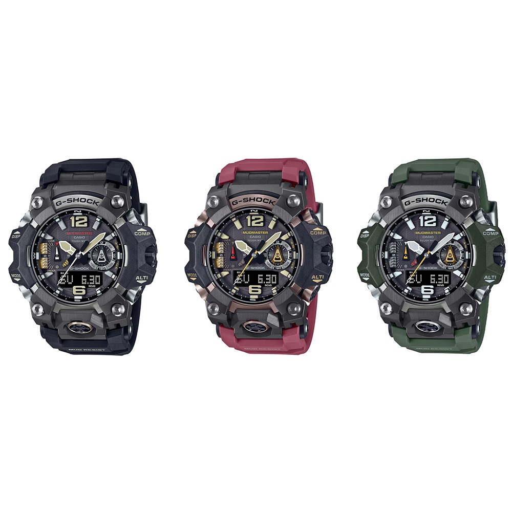 Casio G-Shock นาฬิกาข้อมือผู้ชาย สายเรซิน รุ่น GWG-B1000,GWG-B1000-1A,GWG-B1000-1A4,GWG-B1000-3A