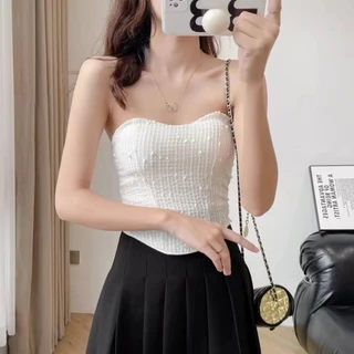 เสื้อสายแซ่บ เกาะอกใส่เที่ยว ****ตัวเล็ก อ่านก่อนกดสั่ง****