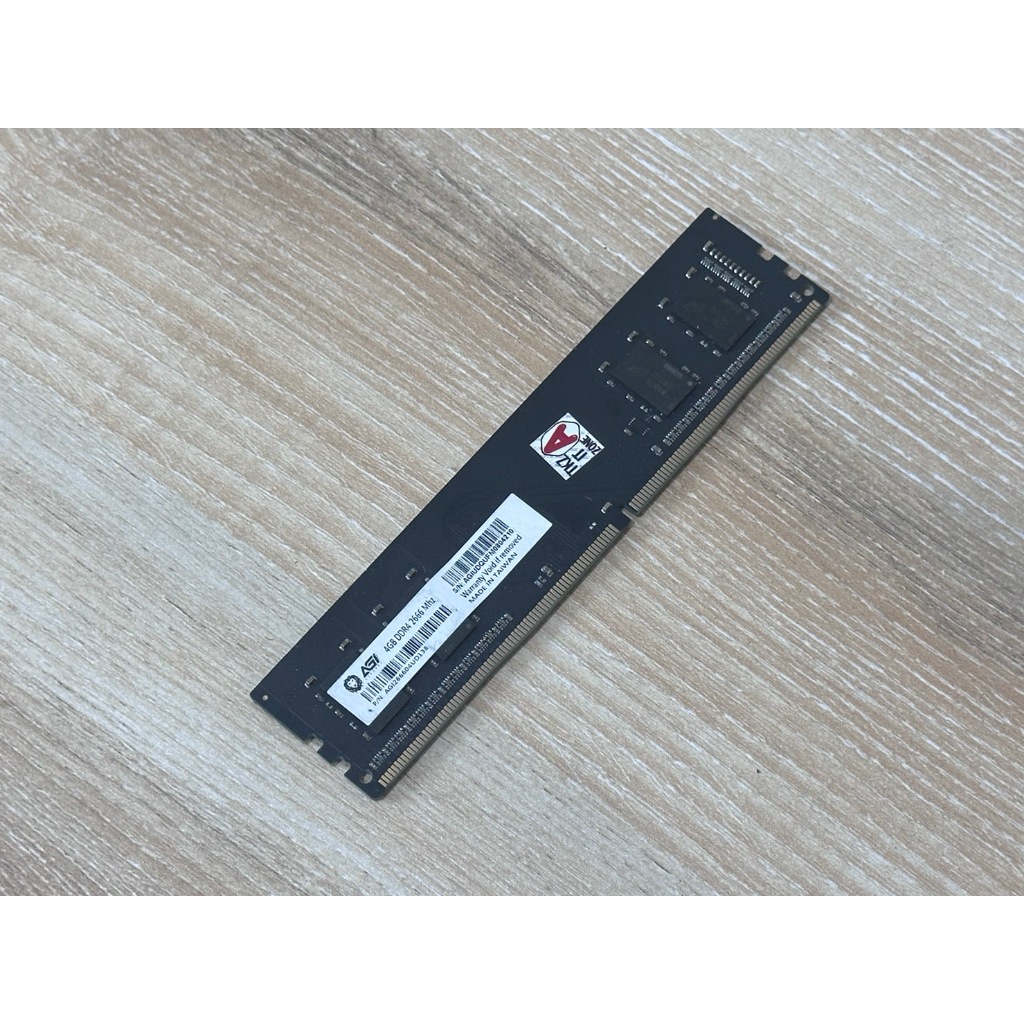 ของแท้ มือสอง สภาพดี แรม(RAM) DDR4 AGI 4GB BUS2133 2400 2666 (LITETIME WARRANTY)