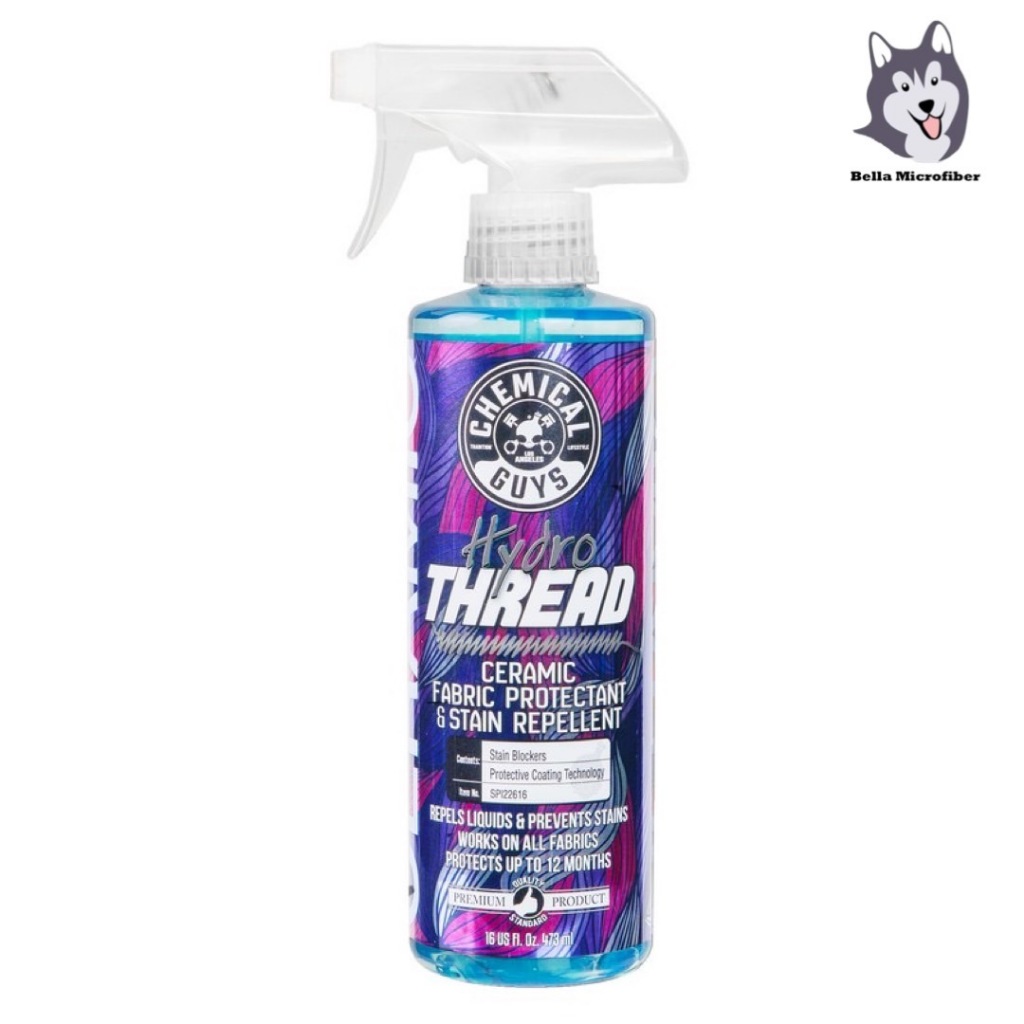 Chemical Guys Hydrothread Ceramic Fabric Protectant & Stain Repellent น้ำยาเคลือบผ้าใบและสิ่งทอ