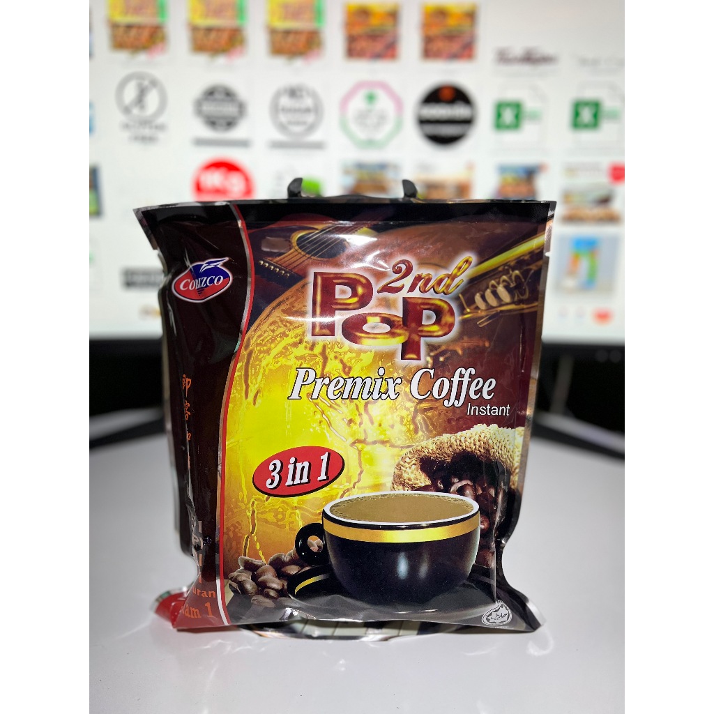 กาแฟ 3 in 1 กาแฟสำเร็จรูป กาแฟ ป๊อบ Pop premix coffee