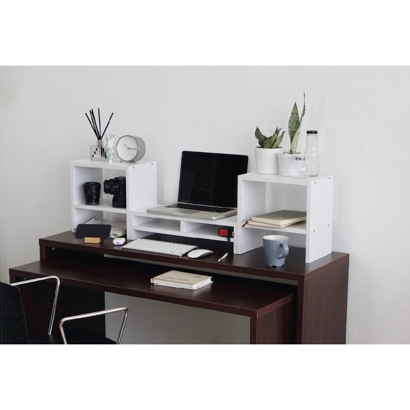 ProSpace ชั้นวางจอคอม ที่วางจอคอม ชุดวางจอ Angasso 3ชิ้น/ชุด มี 5 สีให้เลือก (สุดคุ้ม) มินิมอล - รูปที่ 4