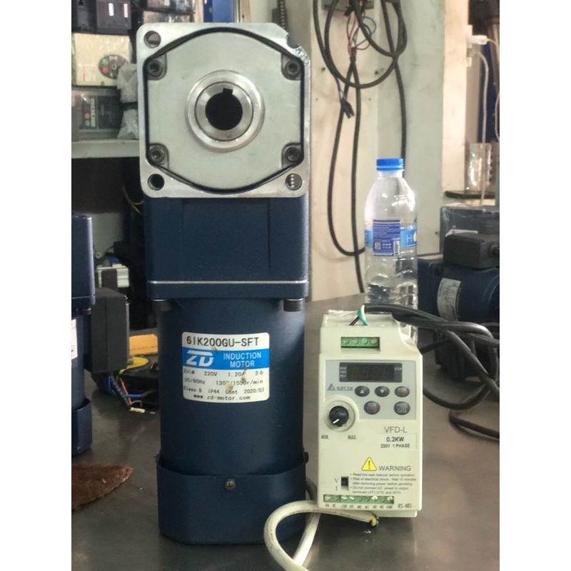 มอเตอร์เกียร ZD 1: 15 220v 200wปรับรอบได้🔥🔥🔥🔥มือ2🔥🔥🔥🔥อ่านก่อนกดซื้อคับ