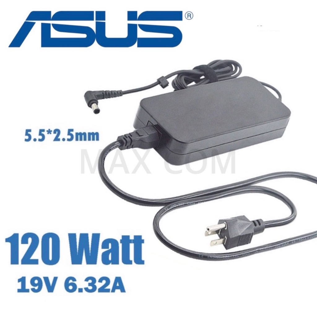 Asus Adapter 19V/6.32A 120W หัวขนาด 5.5*2.5mm สายชาร์จ Asus VivoMini VC66 สายชาร์จ เอซุสAsus 19V/6.32A 120W หัวขน