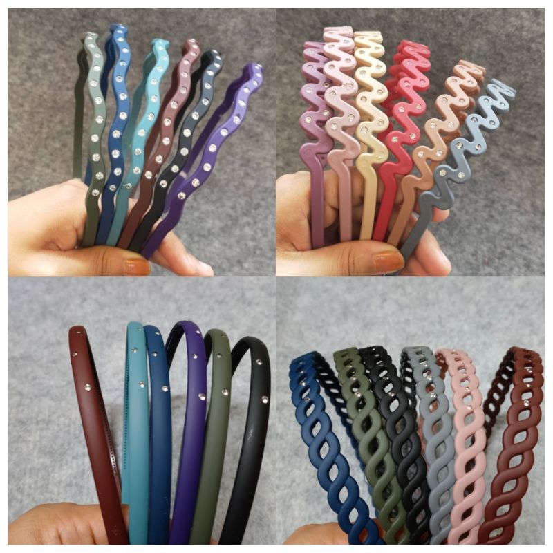 ที่คาดผมเพชร สีด้าน ที่คาดผมออกงาน