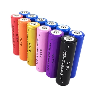 ถ่านชาร์จ 18650 แท้จากโรงงาน มีมาตรฐาน ความจุ 1200mAh ถึง 3400mAh ความจุเต็ม 3.7V MAX 4.2V (18650)