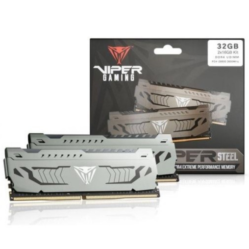 PATRIOT VIPER STEEL 32GB DDR4 [2x16GB] 3600MHZ