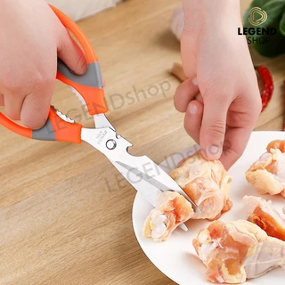 กรรไกรทำอาหาร กรรไกรสแตนเลส ตัดกระดูกไก่ กรรไกรตัดอาหาร สารพัดประโยชน์