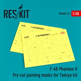 RSM48-0019  F-4B Phantom II Pre-cut painting masks for Tamiya kit (1/48)