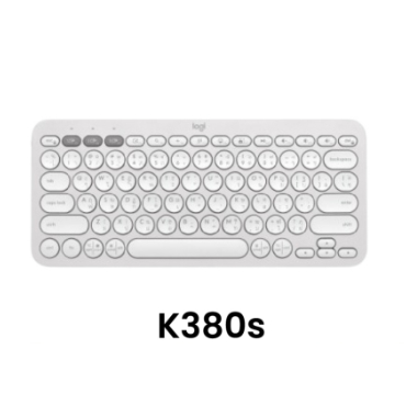 Logitech K380S  Multi-Device Bluetooth Keyboard คีย์บอร์ดไร้สายบลูทูธ เชื่อมต่อหลายอุปกรณ์ สกรีน(ไทย/อังกฤษ)จากโรงงาน