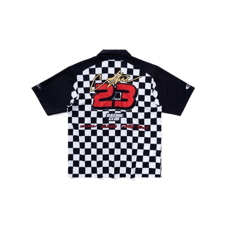 เสื้อ culture checkered racing bowling shirt ไซส์ M