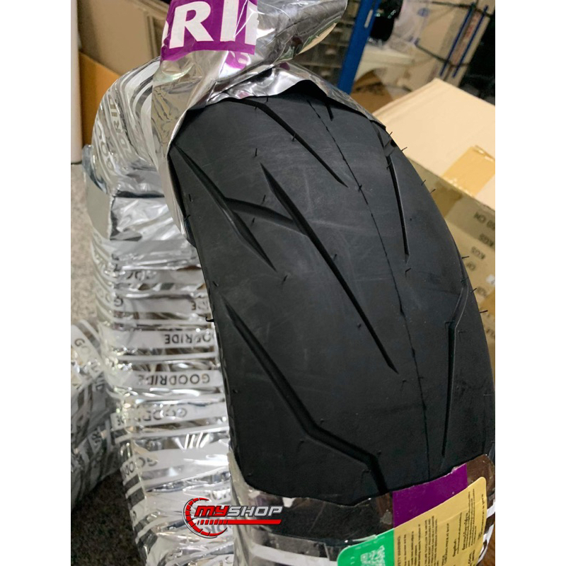 ยางนอก GOODRIDE ยางเรเดียน ไม่ใช้ยางใน110/70-12 120/70-12 130/70-12 100/90-12 110/90-12 90/90-14 100