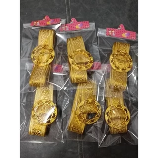 (พร้อมส่ง) เข็มขัดผ้า สำหรับชุดไทยเด็ก สังวาลย์ เครื่องประดับชุดไทย เข็มขัดเด็ก (สำหรับเด็ก) หัวเข็มกลัดสังวาลแบบสุ่ม