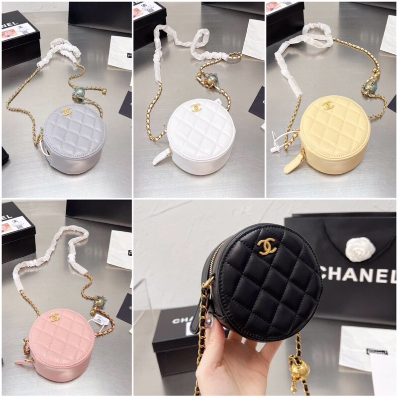 Chanel Round Clutch with chain  / Chanel Circle bag พร้อมส่ง 5 สี  **ล็อทราคาพิเศษสุดคุ้ม