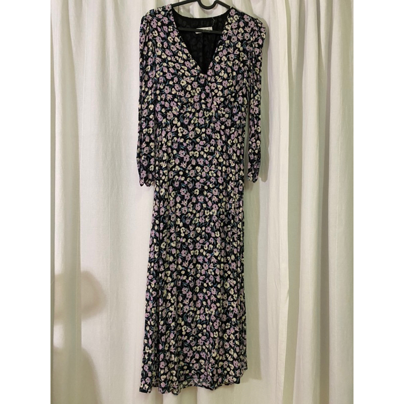Mango flowers maxi dress