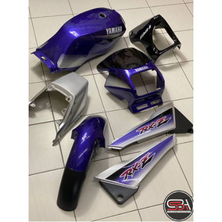ชุดสี RXZ สีเงาตามรูป (แถมสติ๊กเกอร์,ถังน้ำมัน) PURPLE