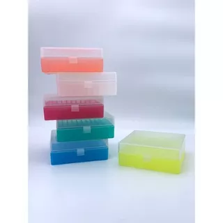 กล่องเก็บหลอดไมโครทิวป์ กล่องเก็บVial สำหรับแช่แข็งได้ 100 ช่อง (100-Well Microtube Storage Boxes)