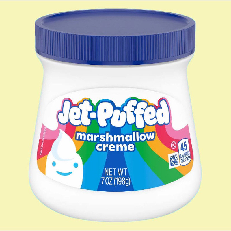 kraft jet puffed marshmallow creme 198g. มาร์ชเมลโลว์ครีม นำเข้าจากอเมริกา🇺🇸