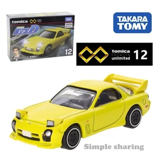 AO รถโทมิก้ามาสด้าขนาดเล็ก 🧩 Tomica Premium Unlimited 12 Initial D Mazda RX-7 ความยาวรถ 7 ซม ใหม่