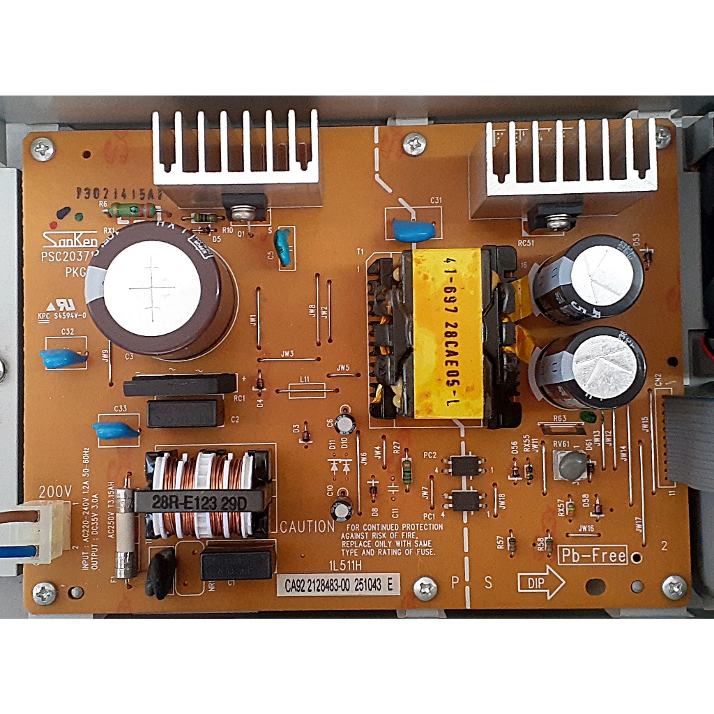 EPSON LQ-2190 POWER SUPPLY เพาเวอร์ซัพพลาย Epson LQ-2190 อะไหล่มือ 2 พร้อมใช้งาน 100%