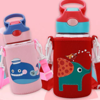 ShopAt.Two[CN-3162] กระเป๋าใส่กระติกน้ำ(ไม่มีกระติกน้ำ)ลายการ์ตูนพร้อมสายสะพาย