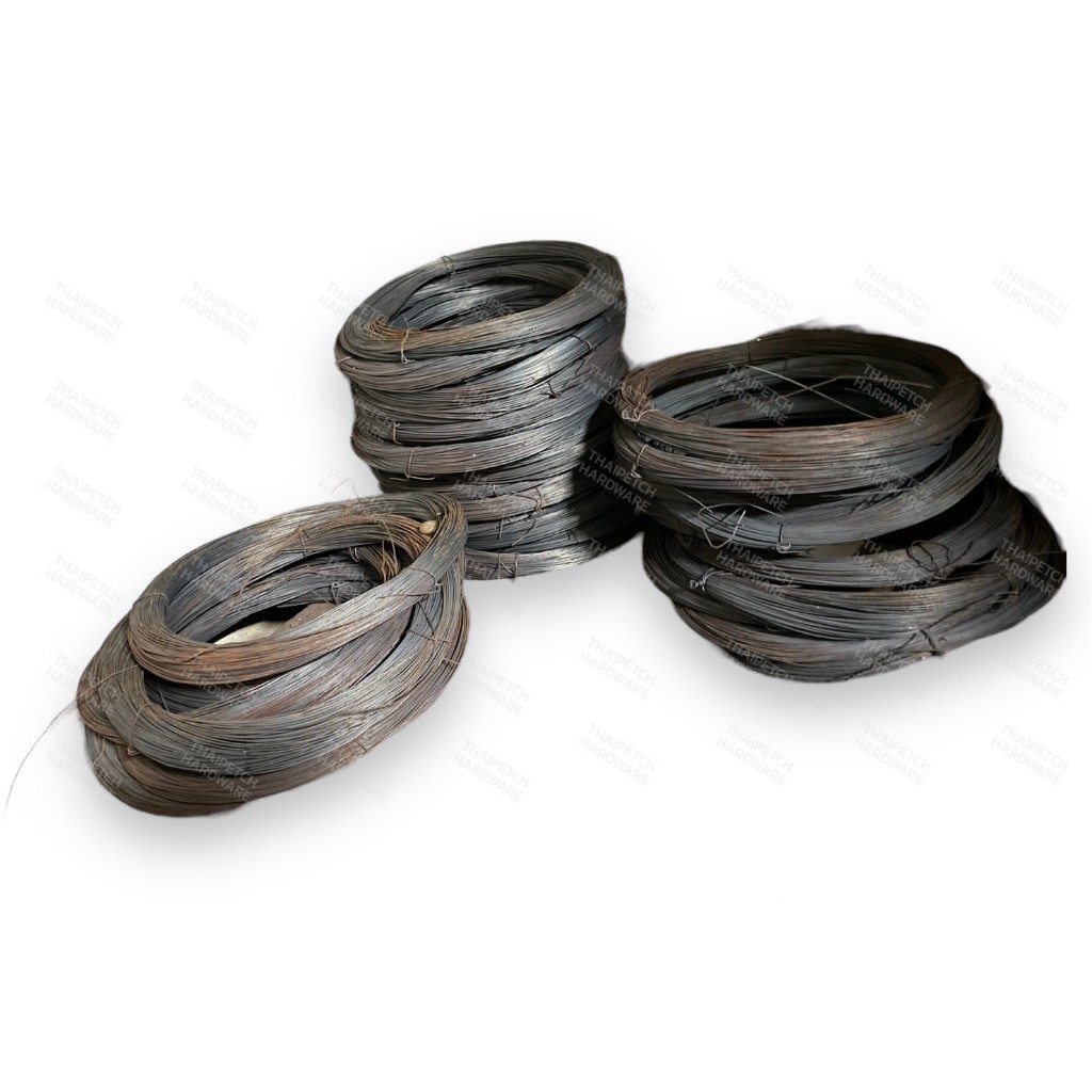 ลวดผูกเหล็ก ลวดดำ เบอร์18 (1.2 มิล) หนัก 2.1 กก./ม้วน