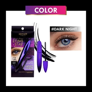 บราวอิท บาย น้องฉัตร สตาร์ กาแล็กซี่ ลองสเตย์ มาสคาร่า #ดาร์กไนท์ Browit Star Galaxy Long Stay Mascara 8g.