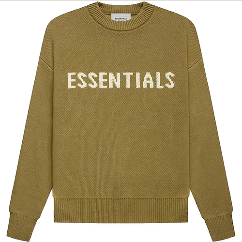 ESSENTIALS KIDS FRONT LOGO PULLOVER SWEATER(AMBER) ไซส์เด็ก