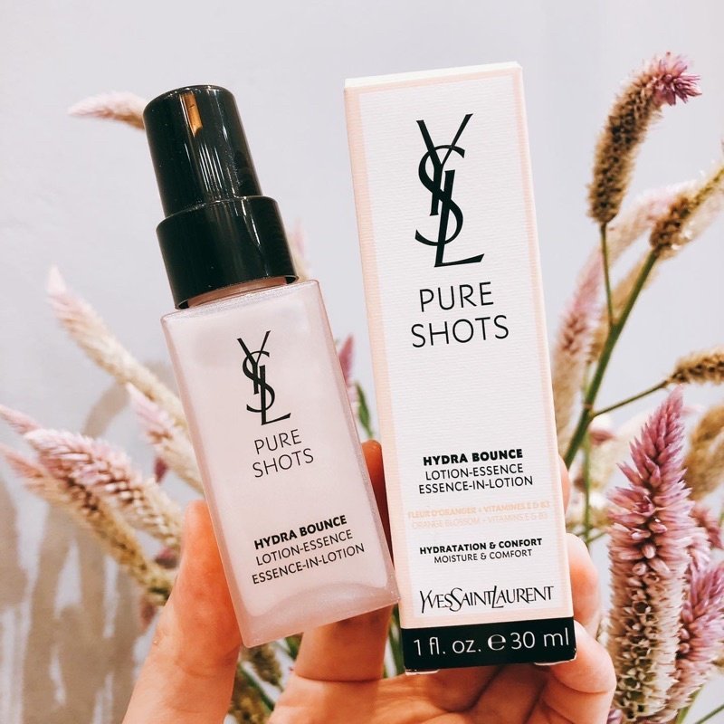 YSL Yves Saint Laurent Pure Shots Hydra Bounce Essence-In-Lotion 30 ml เอสเซนส์โลชั่นอัดแน่นด้วยสารบำรุงเข้มข้น ชุ่มชื้น