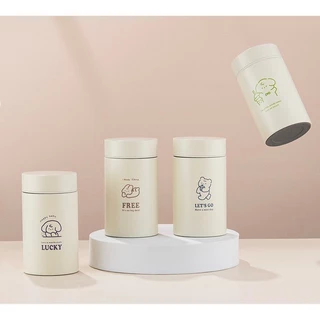 TYESO กระบอกน้ำเก็บความร้อน-เย็น 200ML. 260ML. แก้วพกพา แก้วน้ำเก็บความเย็น สแตนเลส304