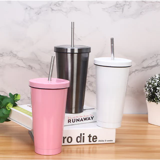 ปลีก/ส่ง แก้วน้ำพกพาสแตนเลส ใส่ได้น้ำร้อนและเย็น เก็บอุณหภูมิ ขนาด 750ML
