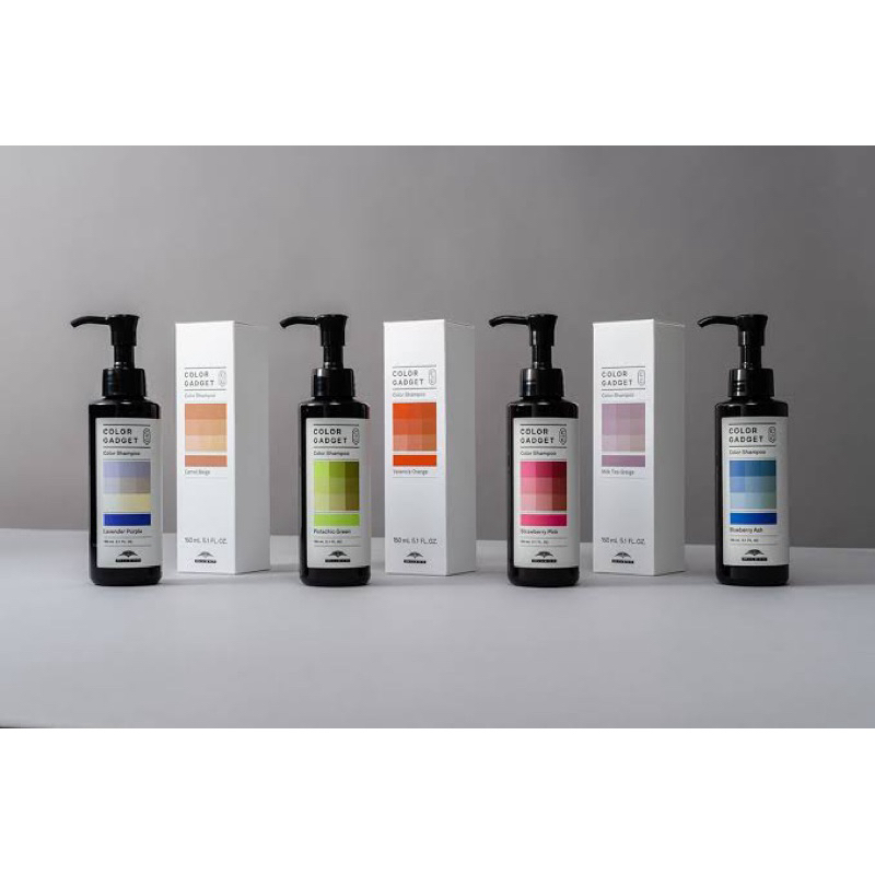 มิลบอน คัลเลอร์ แกดเจ็ต MILBON Color Gadget Color Shampoo【7 สี】150 มล