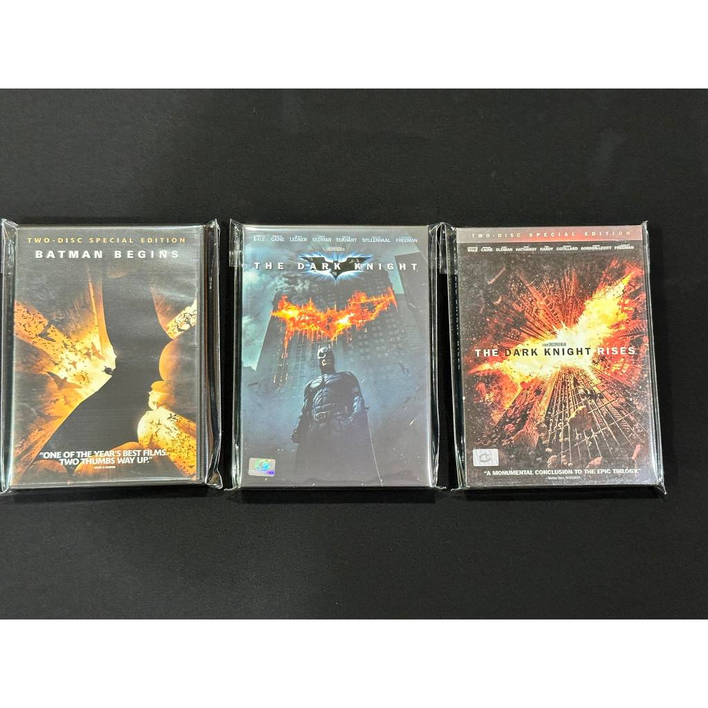 Batman Begins / The Dark Knight / The Dark Knight Rises | 3 DVD TH Sub สภาพดี สำหรับสะสม