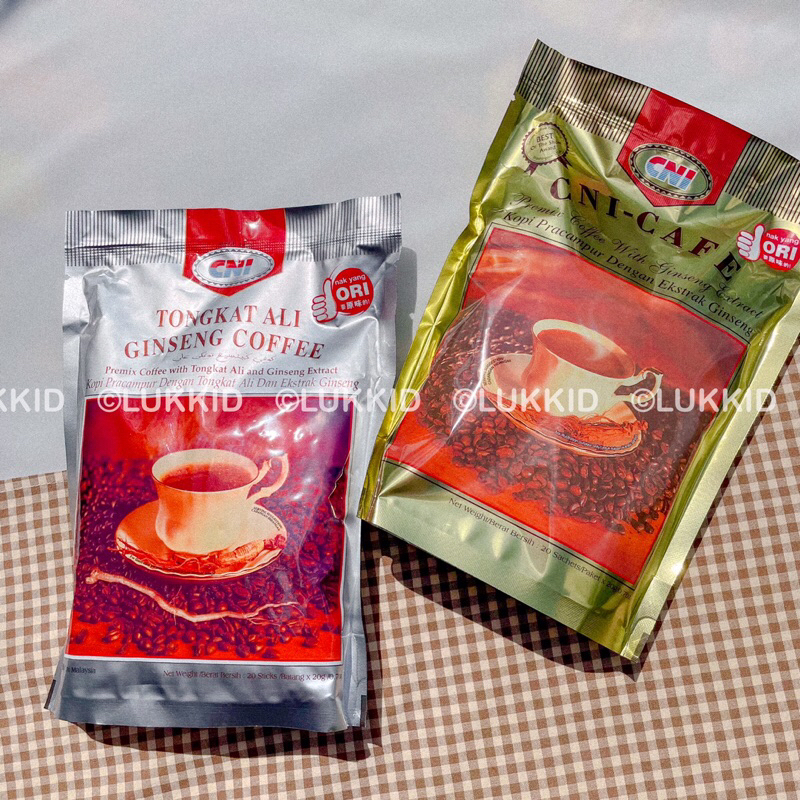 CNI : CAFE Premix Coffee with Ginseng Extract / Tongkat Ali กาแฟโสมสำเร็จรูป