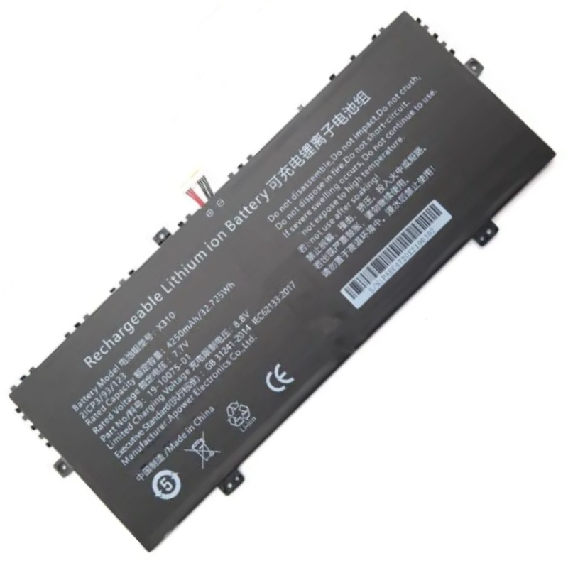 For Chuwi LarkBook CWI509 13.3inch X310 U2594122PV-2S1P 19-10075-01 7.6V 32.3Wh 4250mAh Laptop Batte