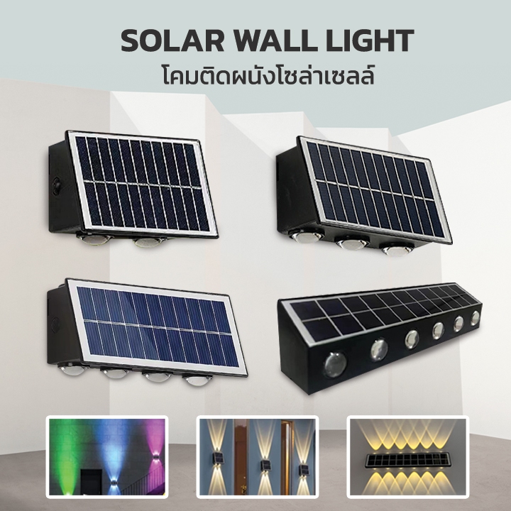 โคมไฟ LED พลังงานแสงอาทิตย์ Solar LED Lamp