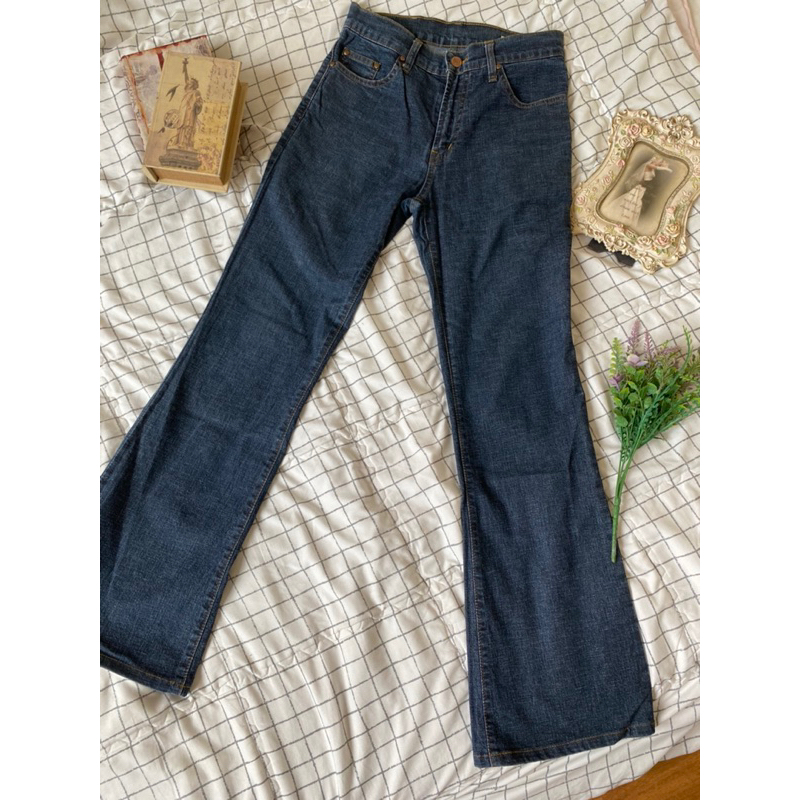 Hara กางเกงยีนส์ ยุค Y2K ของแท้ เนื้อผ้าดีทรงสวยสุดๆ ขอสาวไซด์ 29-32”