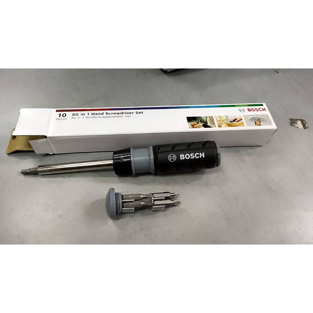2607017653 BOSCH ไขควงด้ามฟรีหัวแม่เหล็ก พร้อมดอกไขควง All in One Hand Screwdriver Set – 2607017653 ราคา ถูกที่สุด ดีลบีเคเค แกลเลอรีภาพที่ 4